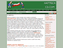 Tablet Screenshot of hattrick-cz.com